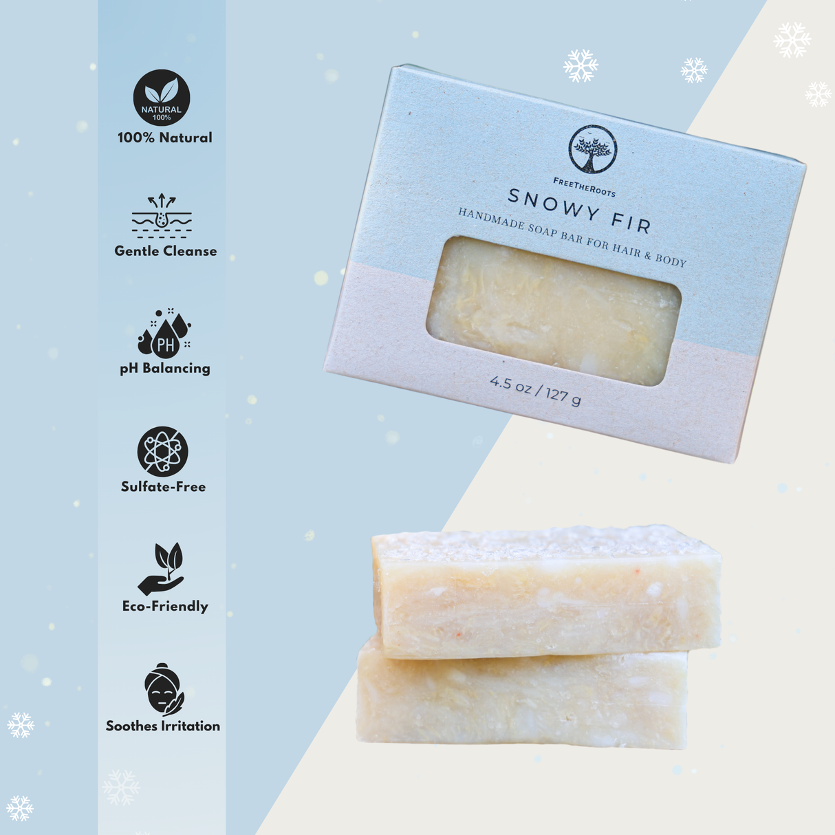 Snowy Fir Shampoo-Replacement Bar
