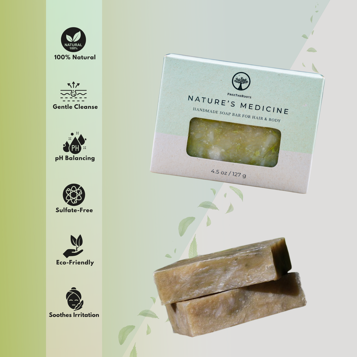 Nature's Medicine Shampoo-Replacement Bar