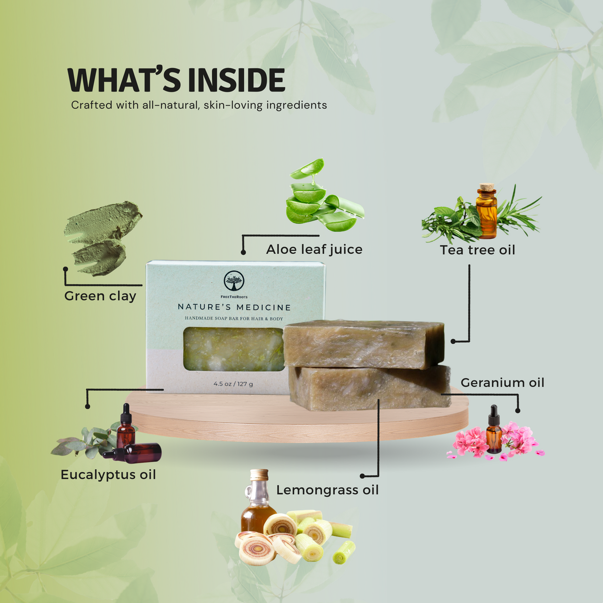 Nature's Medicine Shampoo-Replacement Bar