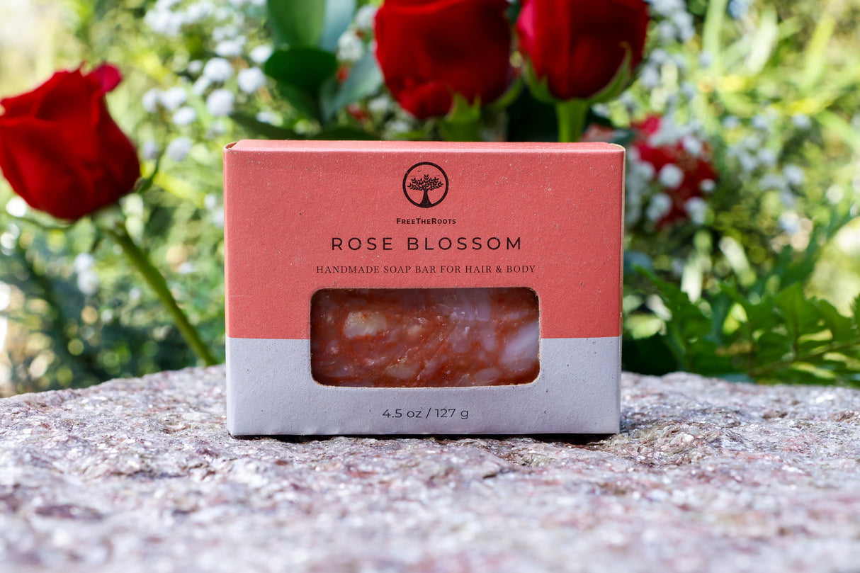 Premium Rose Blossom Shampoo-Replacement Bar