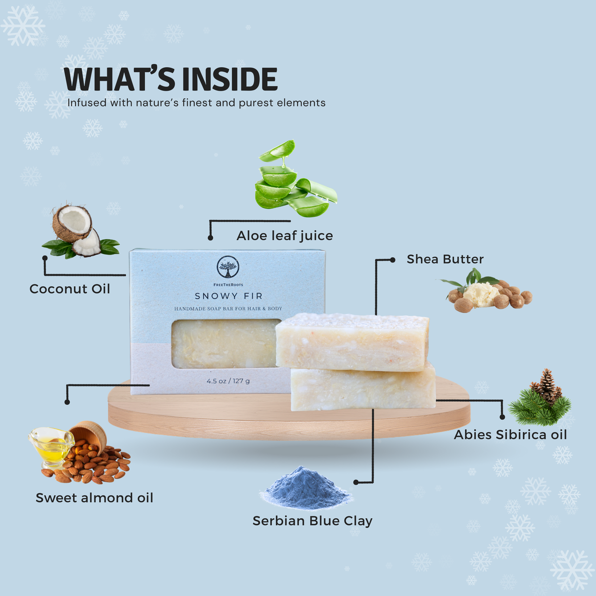 Snowy Fir Shampoo-Replacement Bar