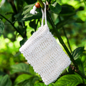 Natural Ramie Exfoliating Soap Bag