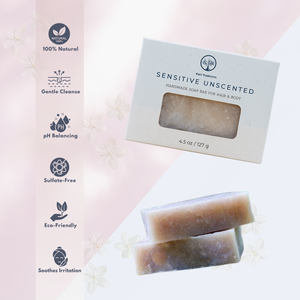 Sensitive Unscented Shampoo-Replacement Bar