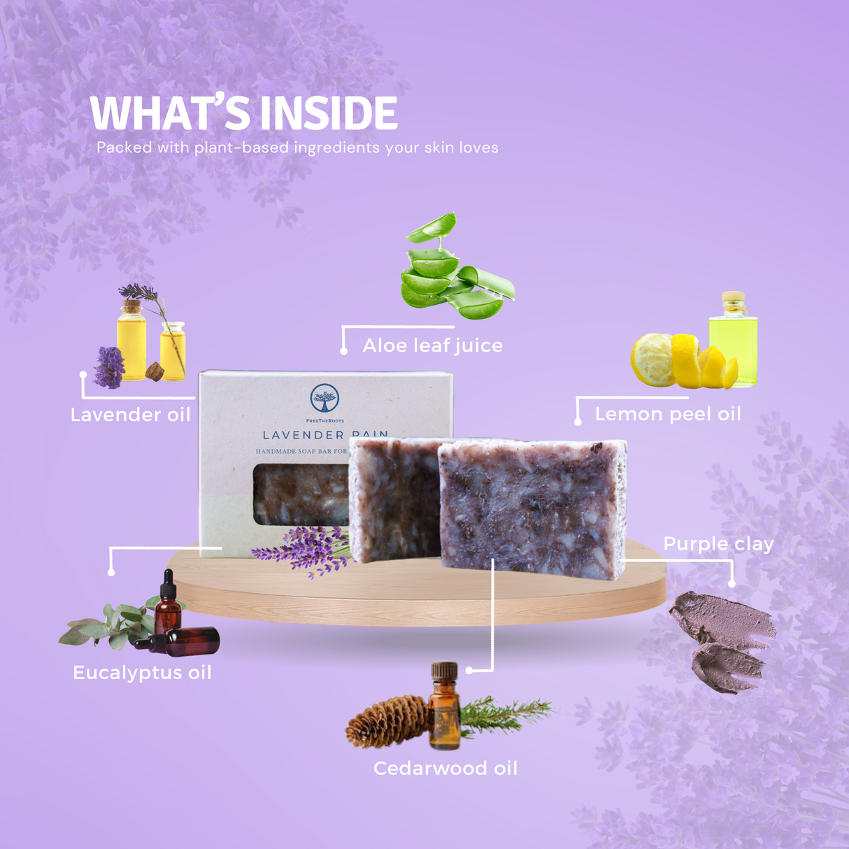 Lavender Rain Shampoo-Replacement Bar