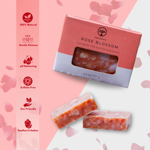 Premium Rose Blossom Shampoo-Replacement Bar