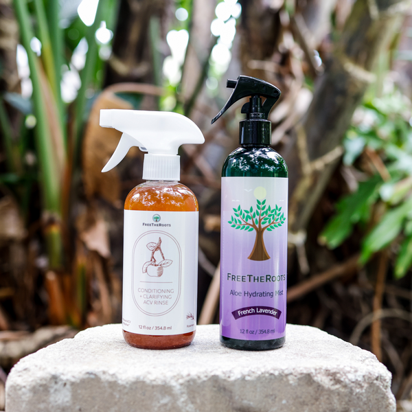 Rose Water Aloe Vera Juice Hair Spray Diy Hydrating Mist Bundle For Curls  Locs  FreeTheRoots LLC