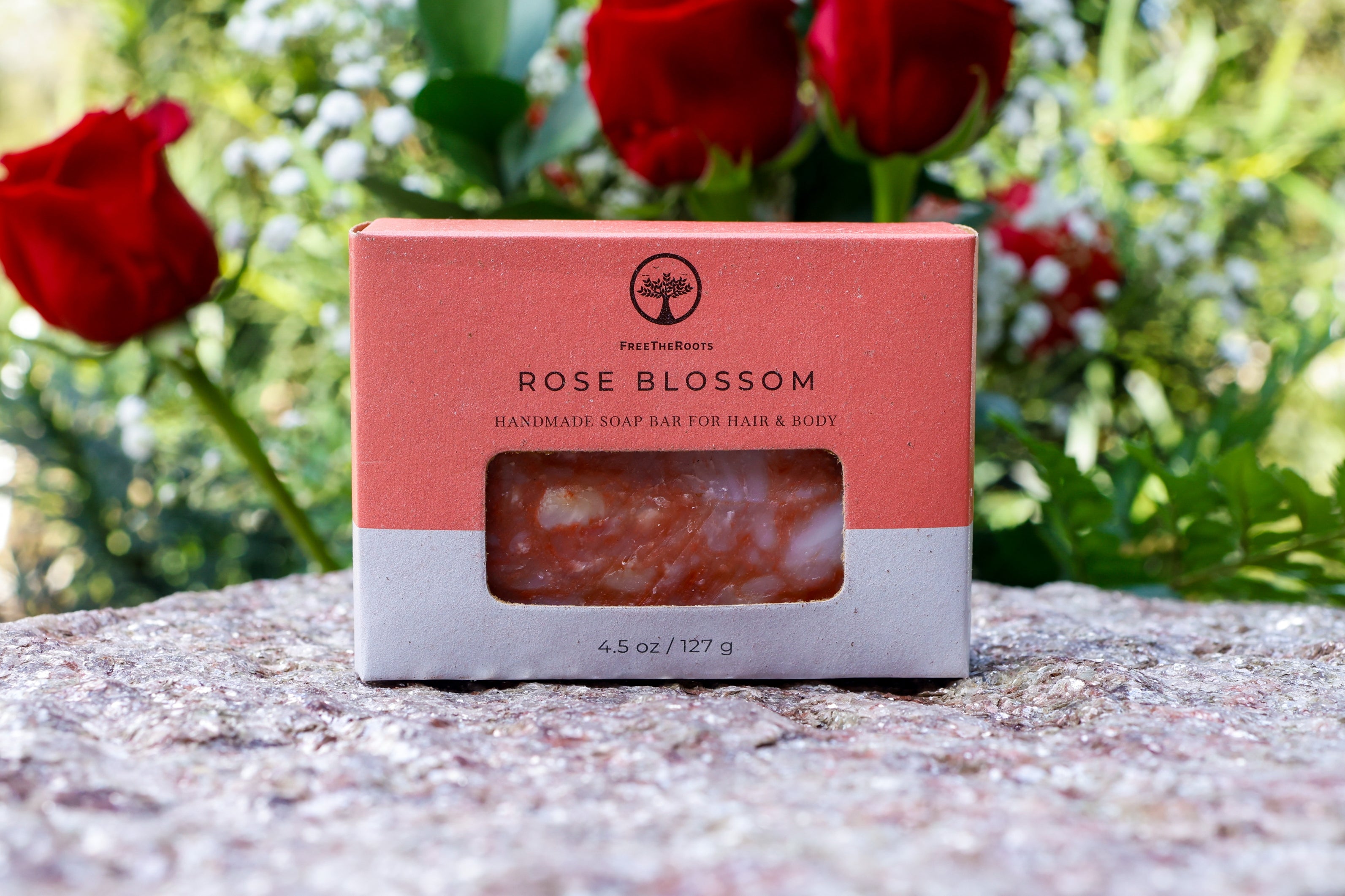 Rose Blossom Soap Bar For Hair & Body – FreeTheRoots LLC
